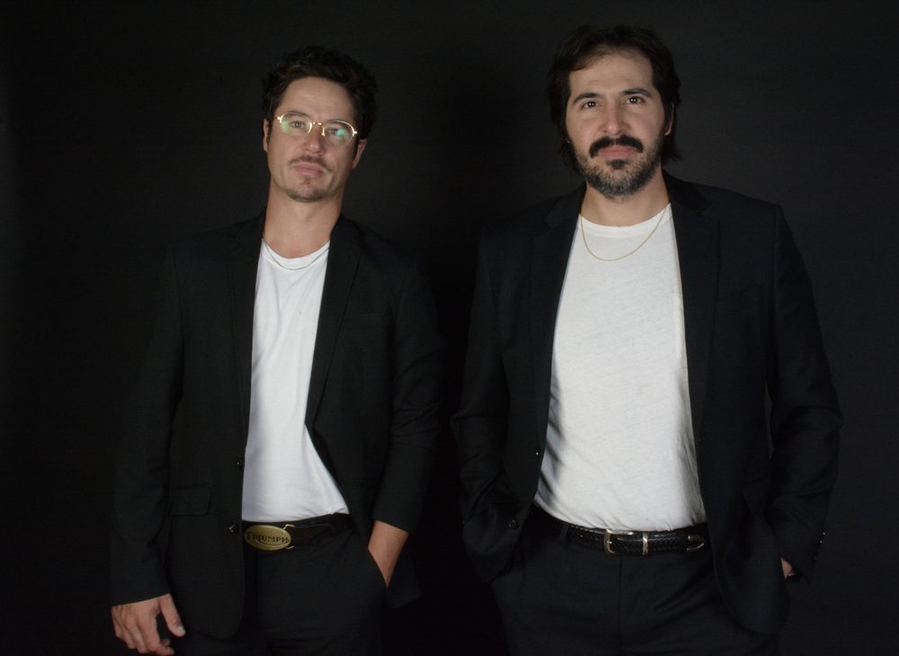 Jonas Stein and David Bermudez, studio portrait